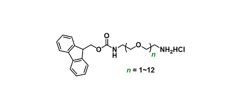 Fmoc-NH-PEGn-amine (HCl salt)